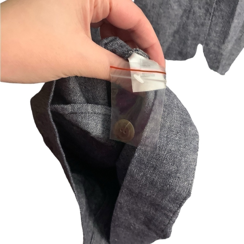 Pendleton Short Sleeve Button Down Wrap Tie Blous… - image 5